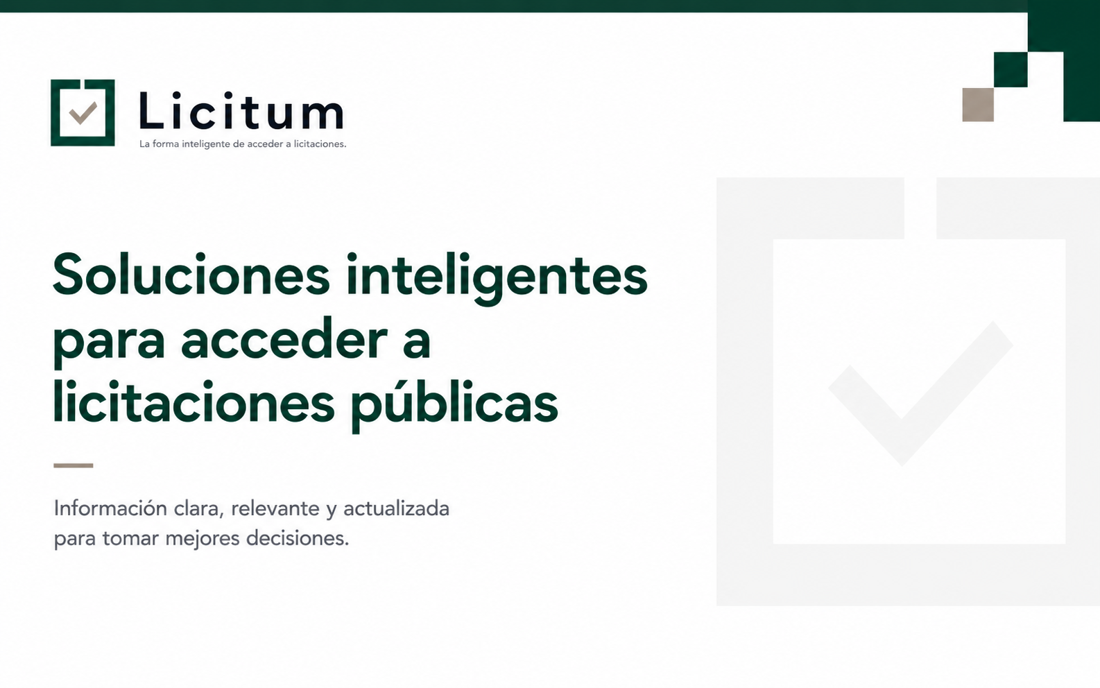 Licitum, soluciones inteligentes para acceder a licitaciones públicas